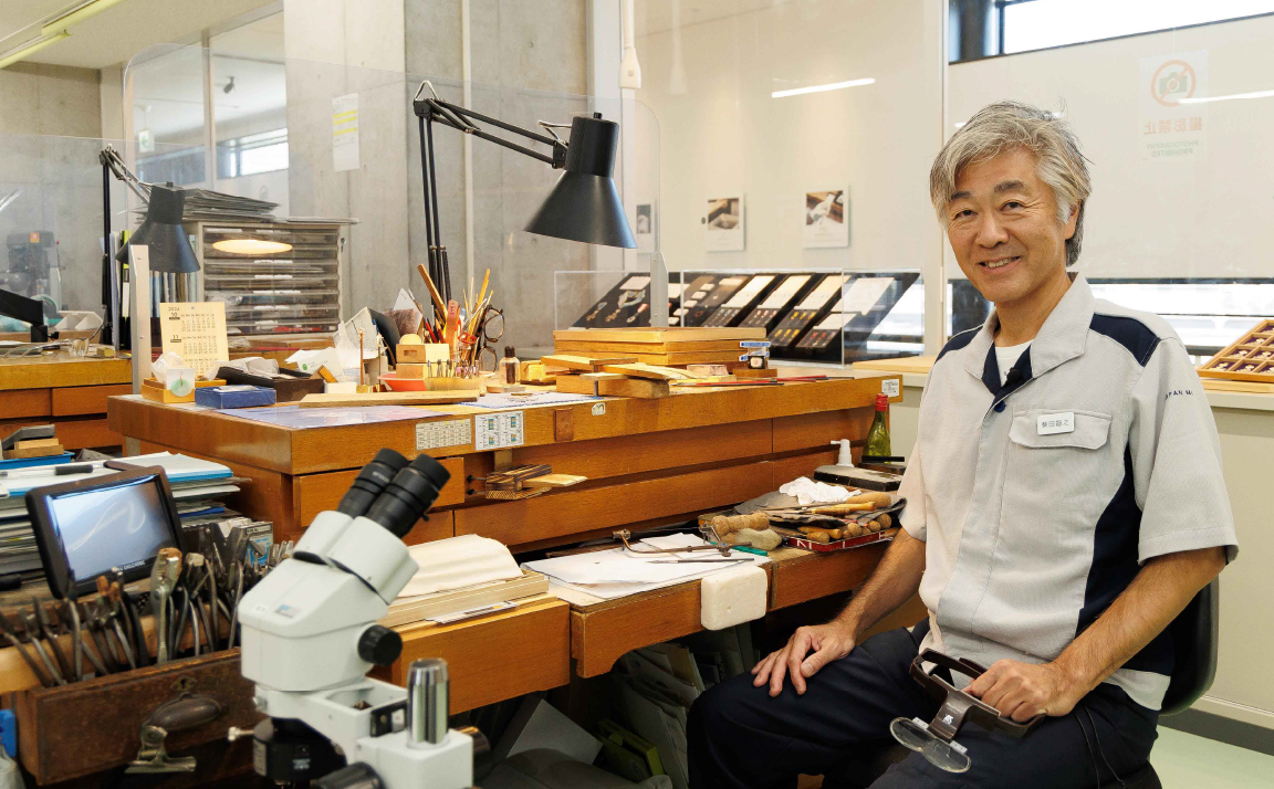 貴金属加工の匠・柴田智之さんの画像