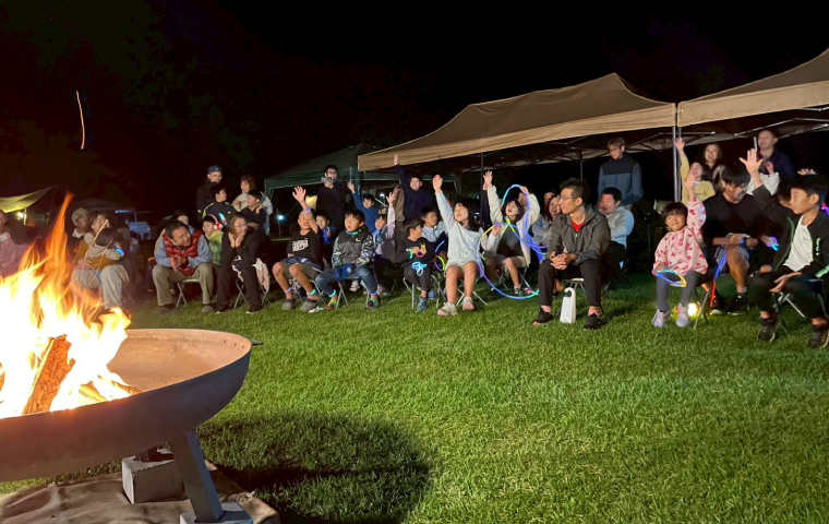 焚き火ナイトの画像