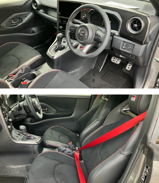 「GR86」ヤリスの車内画像