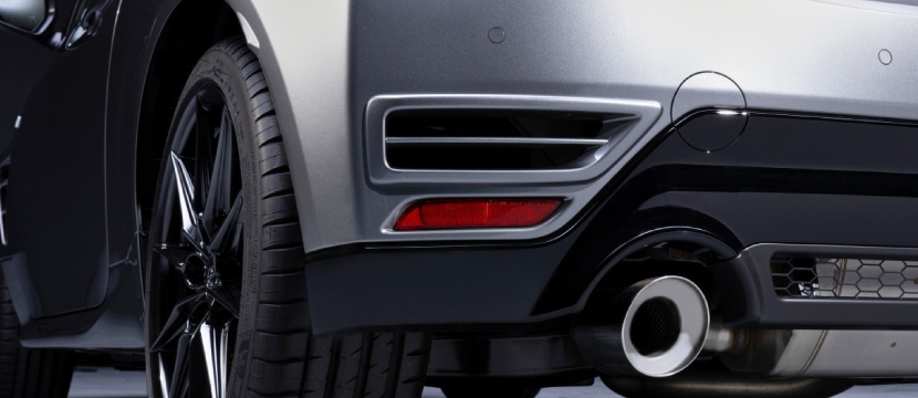 リヤバンパーダクトの背面画像