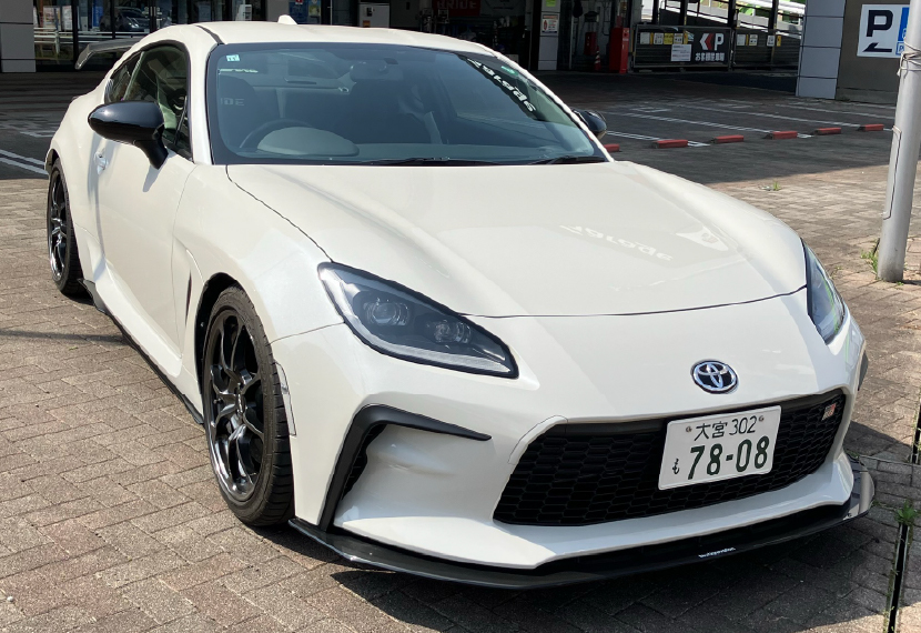 「GR86」デモカーのフロント画像
