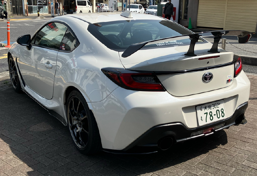 「GR86」デモカーの背景画像