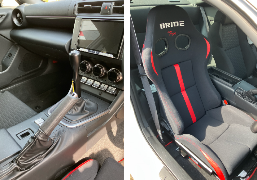 「GR86」デモカーの車内画像